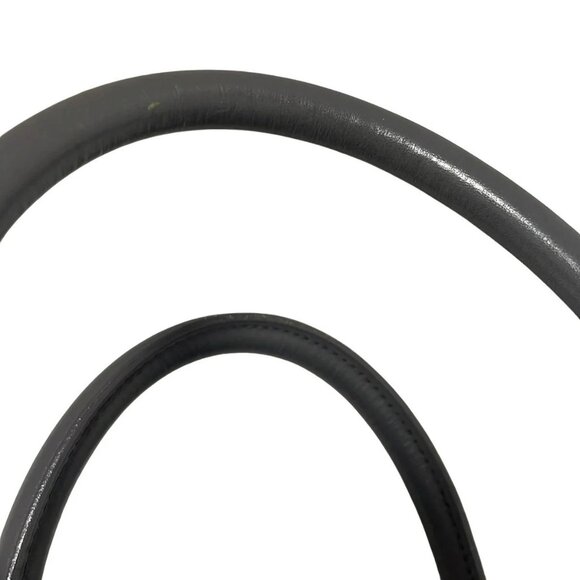 Auth SAINT LAURENT PARIS Duffle 6 322049 Dark Gray Leather - Handbag - Picture 6 of 9